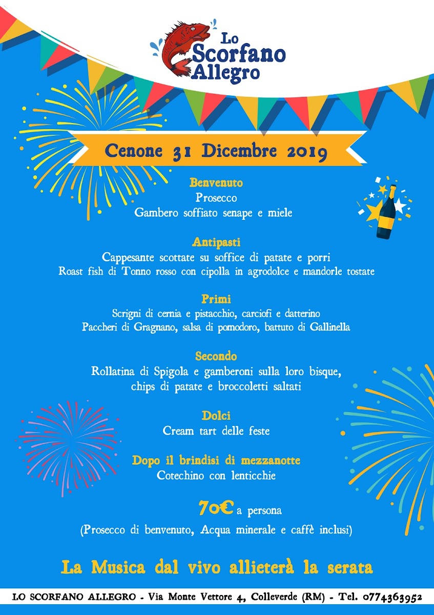 Menu Lo Scorfano Allegro Roma-7