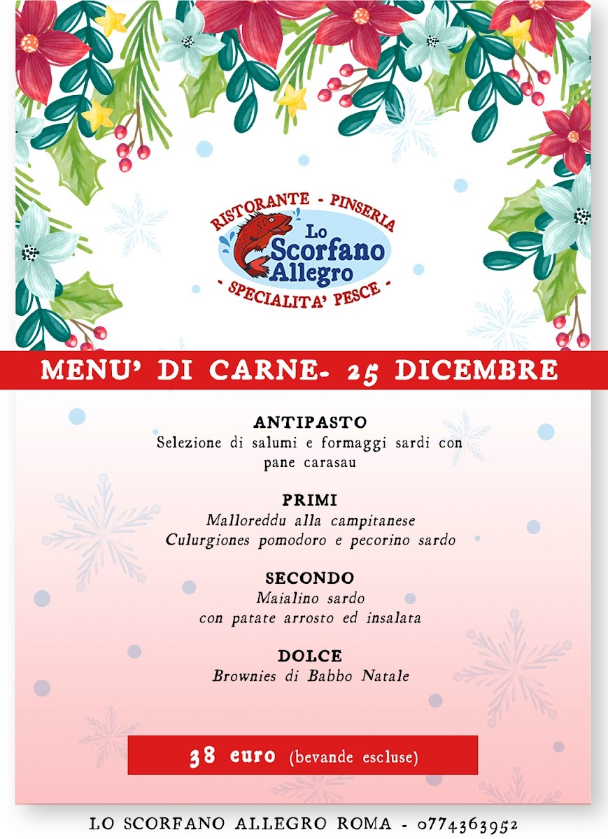 Menu Lo Scorfano Allegro Roma-8